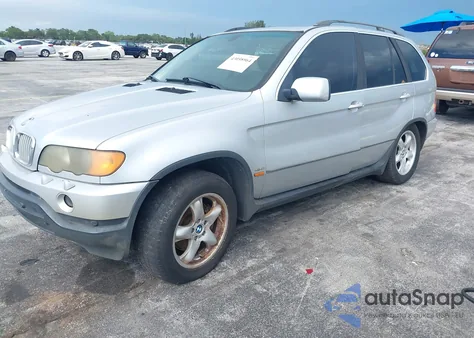 2001 BMW X5 4.4I z USA, uszkodzony, nr VIN WBAFB33561LH22828